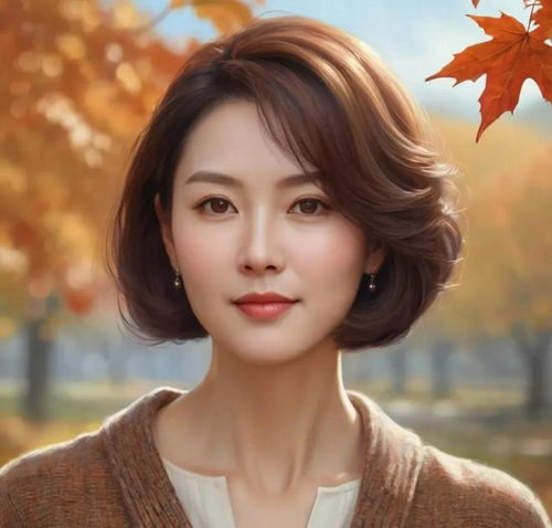 中年女人头像有气质发型
