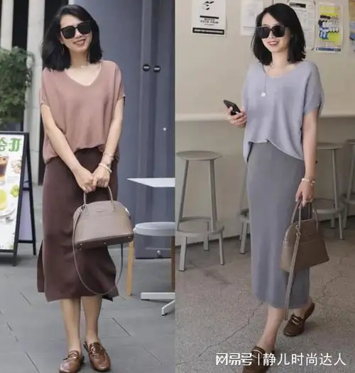 40岁女人别怕身材不好,这样打扮既年轻还优雅,通勤日常都美