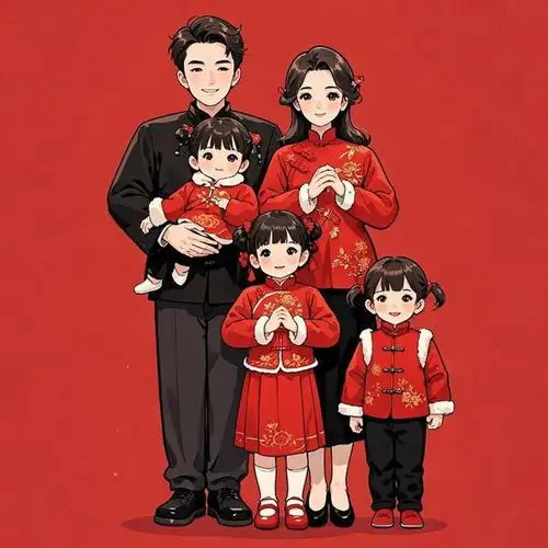 2025新年全家福头像