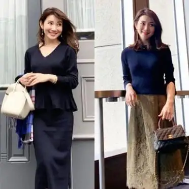 短款羽绒服外套与紧身牛仔裤搭配凸显腰线