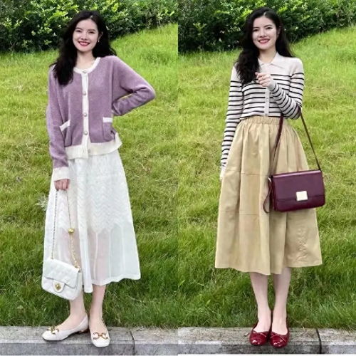 40岁的女人想变美真不难叫针织衫裙子优雅减龄,遮肉显瘦