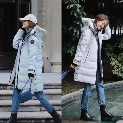 这才是中年羽绒服该有的穿搭,保暖藏肉显气质,50岁该学学