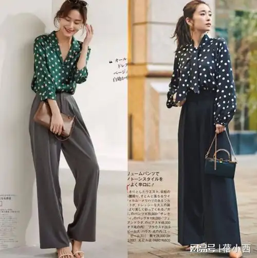 腿粗适合穿阔腿裤,配西装风衣都很有气质,普通人也能直接照搬