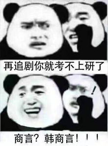 再追剧你就考不上研了,商言韩商言李现表情包发表情...