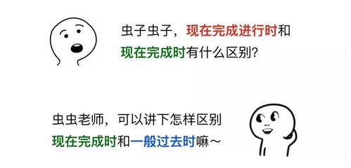 一文搞懂现在完成时现在完成进行时和一般过去时的区别虫虫讲英语