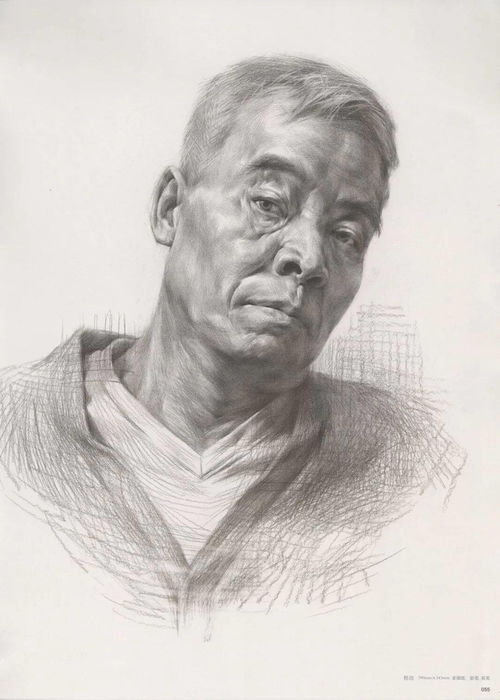 教程素描头像老年人注意这两点,画面效果满分