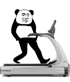 跑步机跑步动态表情包