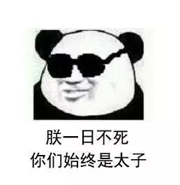 熊猫头表情包i说得好朕要封你为太子