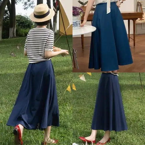 这才是今春最有气质的打扮奶奶鞋半身裙,特适合340岁女人