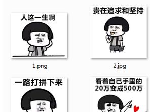 人这一生啊贵在追求和坚持表情包大全高清完整版