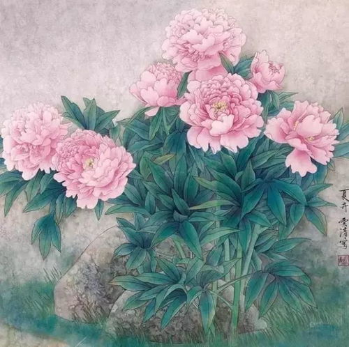 花开富贵送吉祥国画牡丹