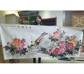花开富贵锦绣满堂,当代知名女画家丁珂牡丹作品欣赏