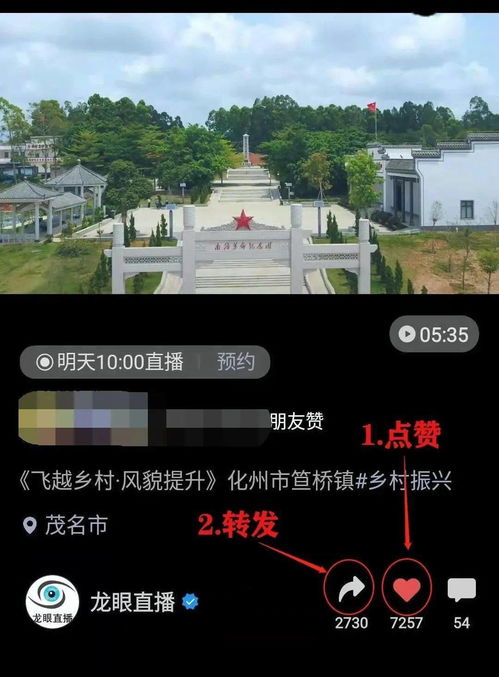 快来点赞吧化州市笪桥镇进入乡村振兴大擂台市级海选