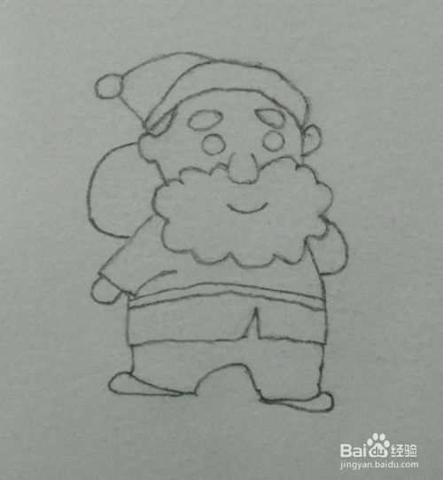 圣诞老人的简单画法用简笔画怎么画圣诞老人