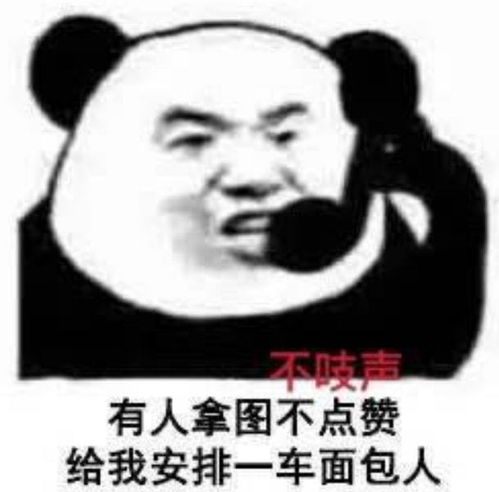 熊猫头表情包我没有生气呀