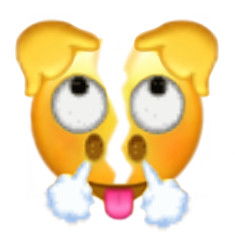 一组微信新表情裂开表情