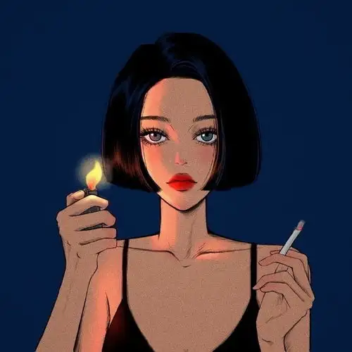50岁老头照片头像动漫女生