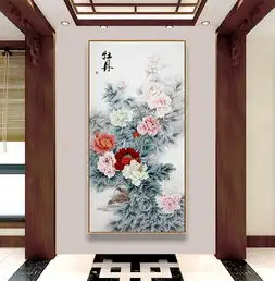 花开富贵十字绣图片十字绣花开富贵牡丹图片欣赏