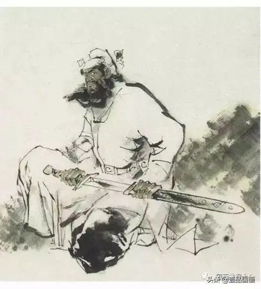 跟着徐悲鸿画写意国画人物
