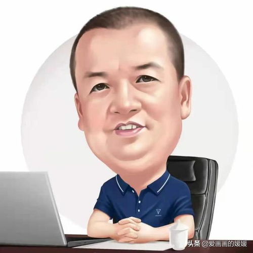 换一换你的微信头像吧,手绘的卡通大头漫画头像,大叔最爱系列