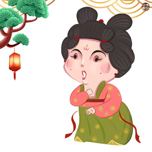 唐宫夜宴的表情包唐墩儿来啦,超好玩儿