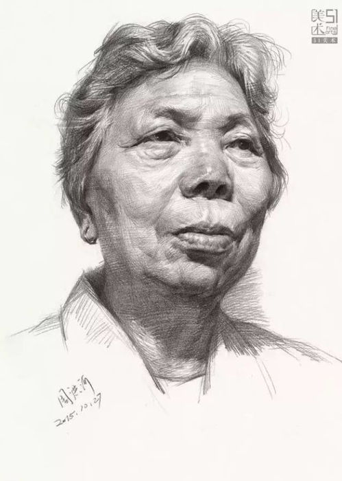 画素描老年人这些规律不懂,你绝对画不老