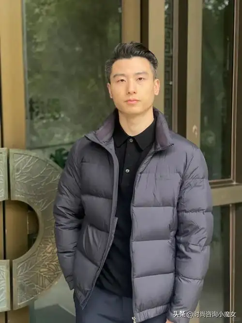中年男人,为什么劝你穿羽绒服别配毛衣看完3组对比图,就懂了