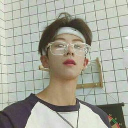 带墨镜超帅超酷男生头像小鲜肉戴眼镜的男生头像