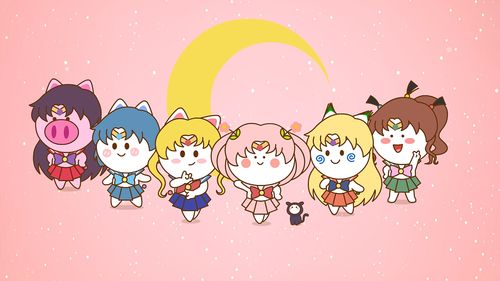 二花桃小仙微信表情卡通动漫头像壁纸美少女战士