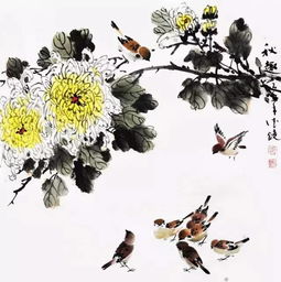 80岁老画家笔下的花鸟画,喜欢吗