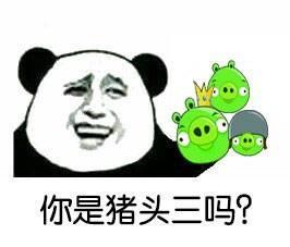 熊猫头骂人表情包你是猪头三吗你非常7一吗