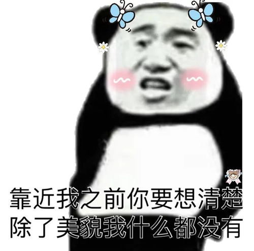 可爱熊猫头表情包能收下我躁动的心吗