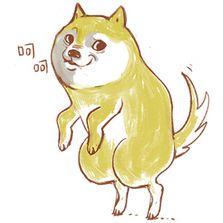 卡通doge表情包高冷doge的原创qq表情包