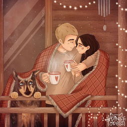 这些插画,又想骗人谈恋爱