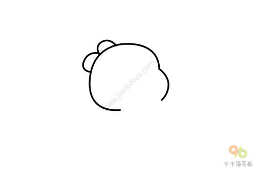 丘比龙表情包开心简笔画