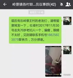 微信群力量大藤县岭景镇各村联盟群接力找回一75岁走失老人图