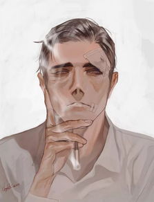 绘画插画比起小鲜肉,帅大叔更有魅力想画好大叔需要注意这几点