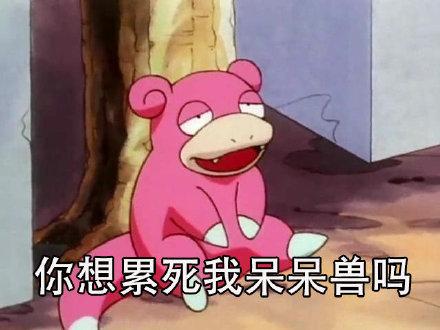 精灵宝可梦呆呆兽表情包合集我累了,我真的累了