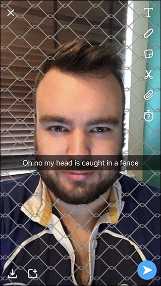snapchat如何在snapchat快照中添加背景
