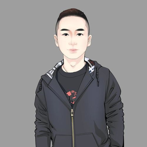 你的微信头像该换啦,适合中年大叔的真人手绘漫画头像,简约低调